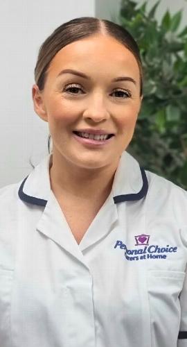 Welcome to Amy Please join us in welcoming one of our newest recruits, the very lovely Amy.  She has joined us after a career in Beauty and after now completing all of her training is loving her new role as a Carer.