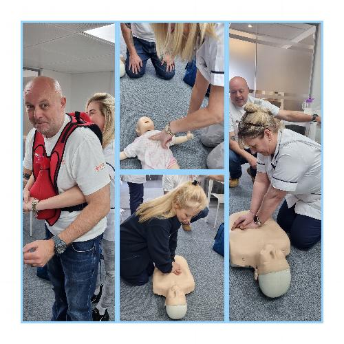 Learning how to Save Lives.... Yesterday, we had the pleasure of Paul Baker from Bakers Training Service, coming in and training some of the girls on their 