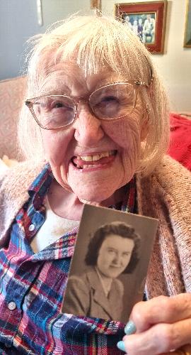 Sharing Memories Here at Personal  Choice Carers at Home, we love it when our wonderful Service Users share with us some of their happy memories from their past.  Recently, the lovely Betty showed Debi some old folders from when she was a young lady.  She hasn't changed much at all. x 
