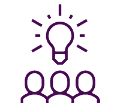 Lightbulb icon, representing care education